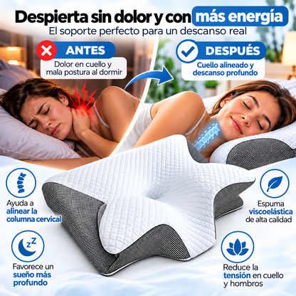Almohada Ortopédica Cervalia™ | Despierta Sin Dolor de Cuello