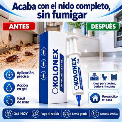 Elimina el nido completo sin fumigar