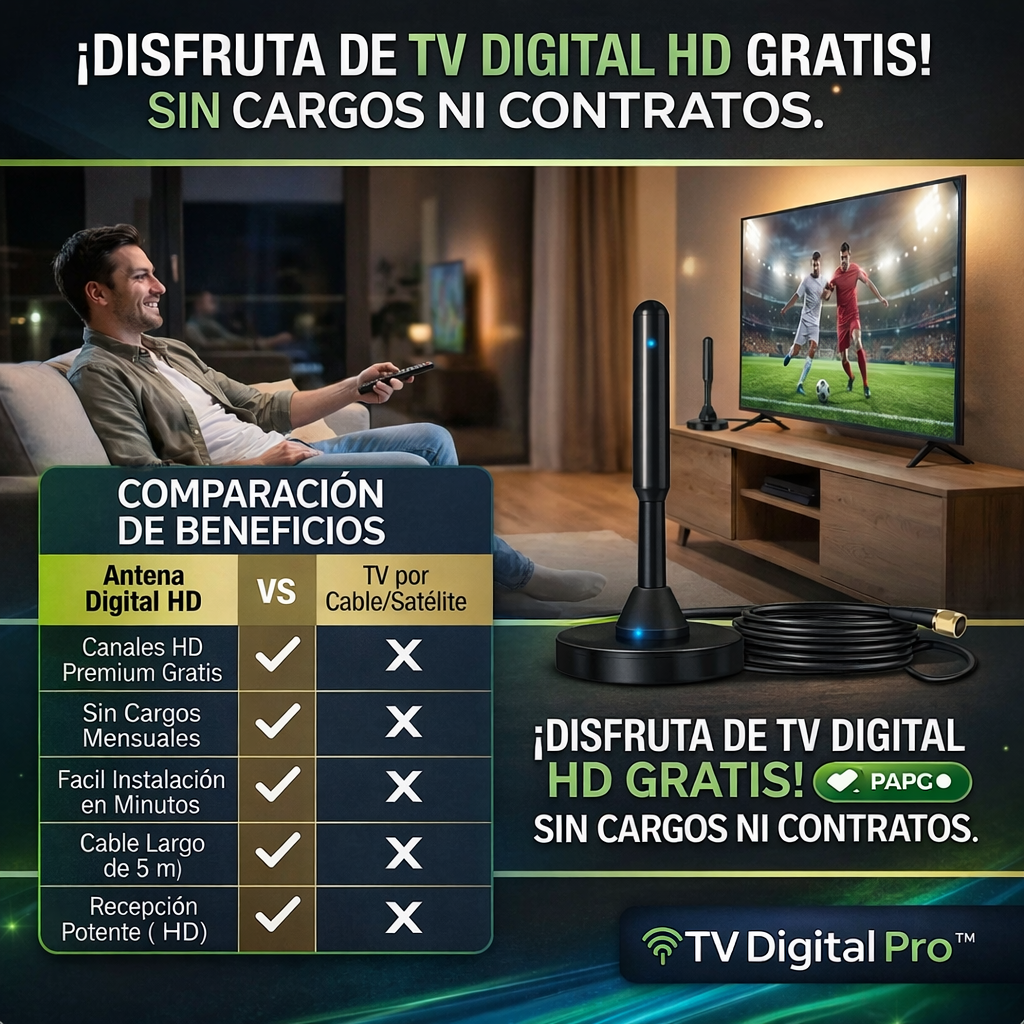 Antena Inalámbrica Para smart TV HD